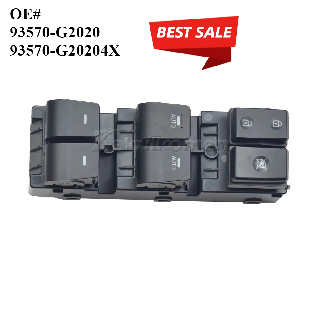 For Hyundai Ioniq 2017 2018 2019 2020 2021 Front Left Electric Power Master Window Switch 93570-G2020 93570-G20204X Parts
For Hyundai Ioniq 2017 2018 2019 2020 2021 Front Left Electric Power Master Window Switch 93570-G2020 93570-G20204X Parts