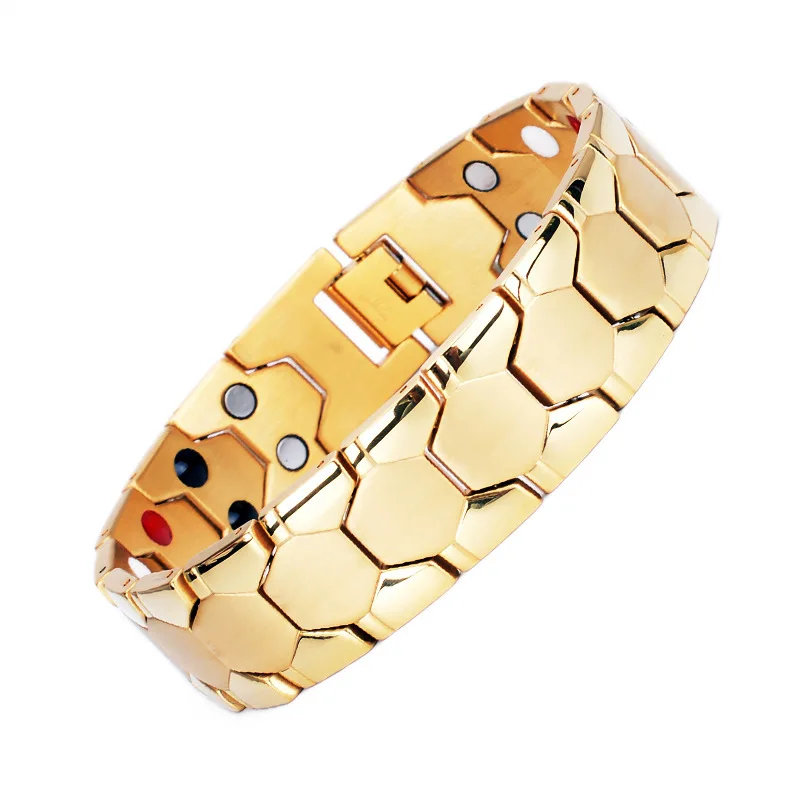 Men's Football-shaped Magnetic Bracelet, Hypoallergenic Titanium for Gym & Soccer Training
Men's Football-shaped Magnetic Bracelet, Hypoallergenic Titanium for Gym & Soccer Training