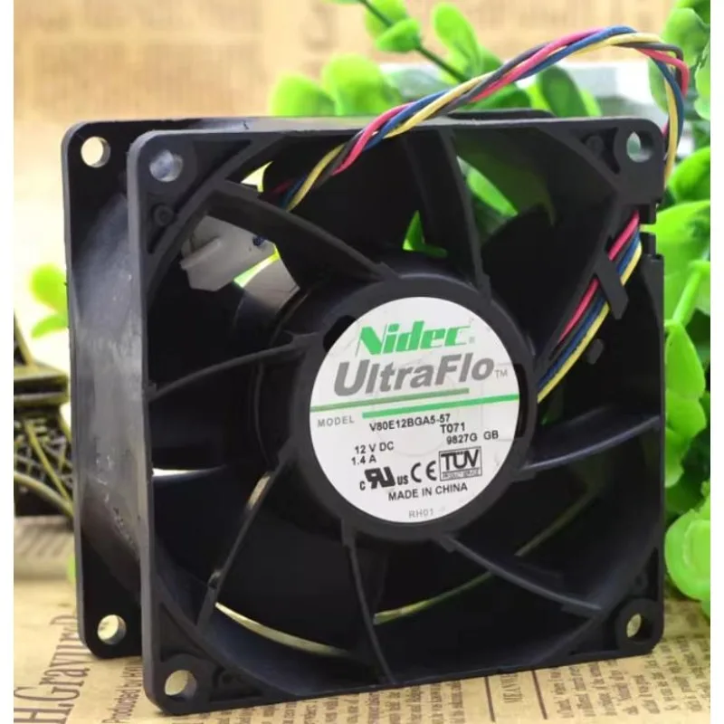 Оригинальный новый охлаждающий вентилятор для NIDEC V80E12BGA5-57 12 В 1,4 А двухшаровой высокоскоростной серверный вентилятор 8038 80x80x38 мм
Оригинальный новый охлаждающий вентилятор для NIDEC V80E12BGA5-57 12 В 1,4 А двухшаровой высокоскоростной серверный вентилятор 8038 80x80x38 мм