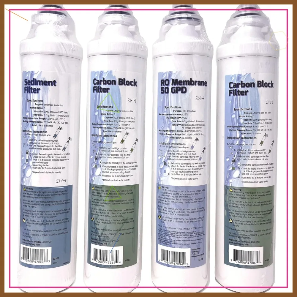 QCRO Complete Replacement Filter Kit 50 GPD for Pura/Aqua flo
QCRO Complete Replacement Filter Kit 50 GPD for Pura/Aqua flo