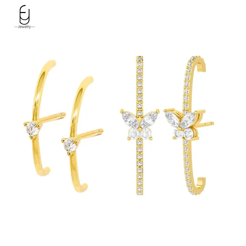 925 Sterling Silver Ear Needle Butterfly Crystal Stud Earring For Women Girls Luxury Geometric Piercing Earrings Fashion Jewelry
925 Sterling Silver Ear Needle Butterfly Crystal Stud Earring For Women Girls Luxury Geometric Piercing Earrings Fashion Jewelry
