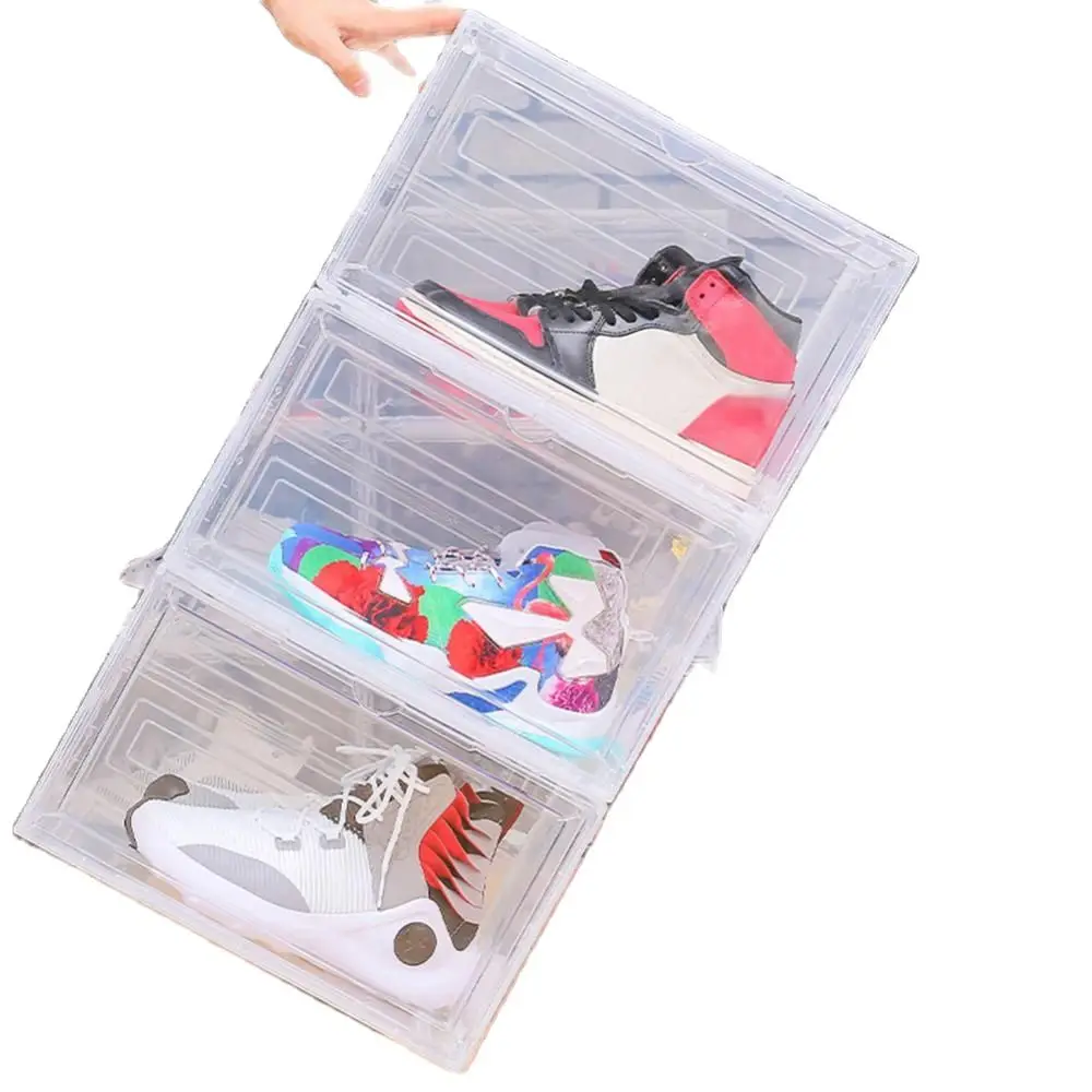 Shoe Hanger Dustproof Flip-Open Cover Transparent Shoes Drawer Case Storage Box Transparent Stackable Shoe Hangers Box
Shoe Hanger Dustproof Flip-Open Cover Transparent Shoes Drawer Case Storage Box Transparent Stackable Shoe Hangers Box