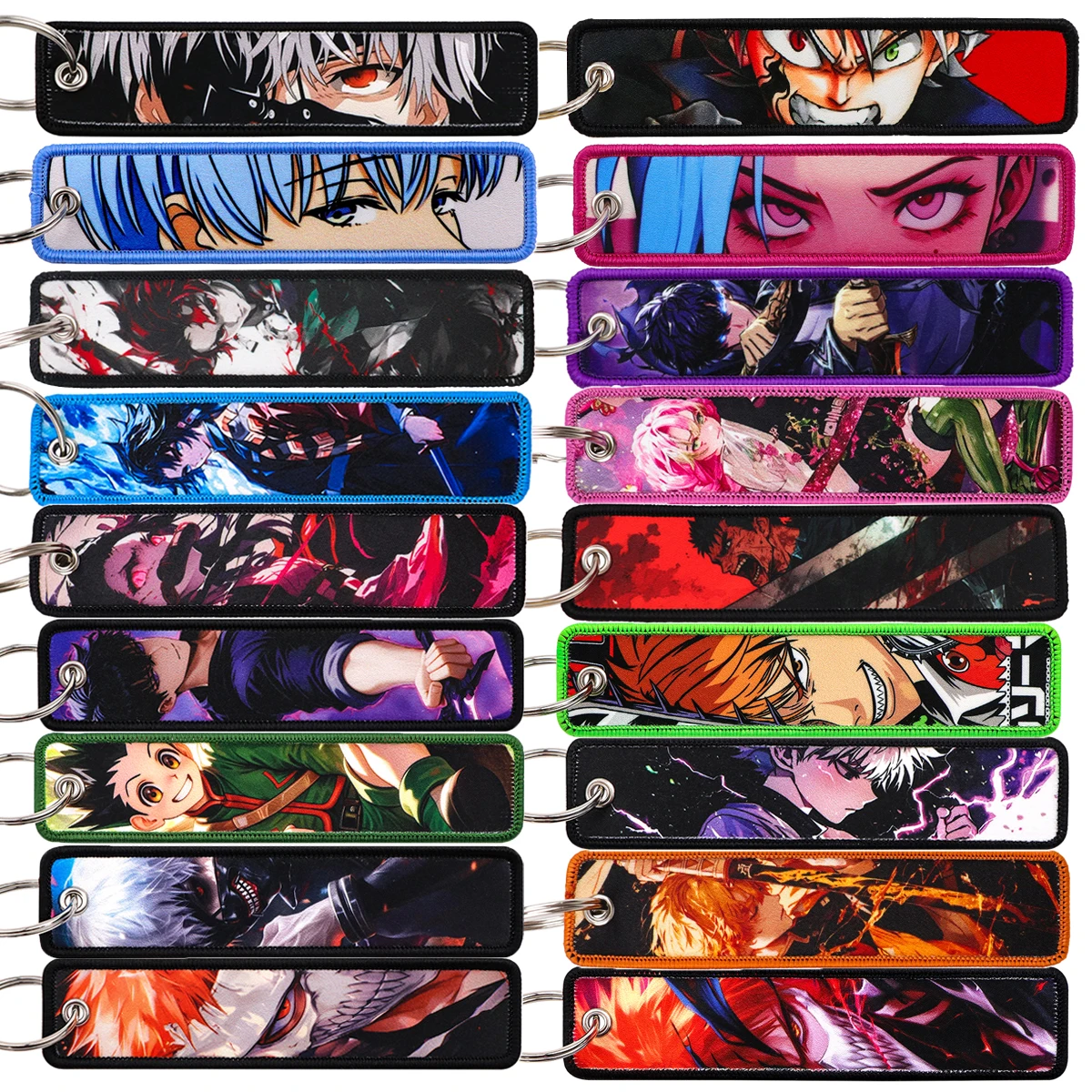 Cool Anime Hunter Keychain for Cars Backpack Key Holders Fashion Manga Embroidery Keyrings Key Tag Jet Tag Accessories Gift 1pcs
Cool Anime Hunter Keychain for Cars Backpack Key Holders Fashion Manga Embroidery Keyrings Key Tag Jet Tag Accessories Gift 1pcs