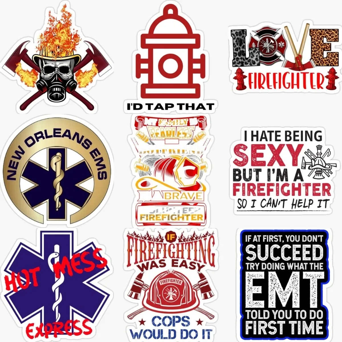 EMT EMS Firefighter Fire Creative Sticker for Decorate Car Truck Camper Van Bicycle Table Helmet Wall Off-road Decal Accessories
EMT EMS Firefighter Fire Creative Sticker for Decorate Car Truck Camper Van Bicycle Table Helmet Wall Off-road Decal Accessories