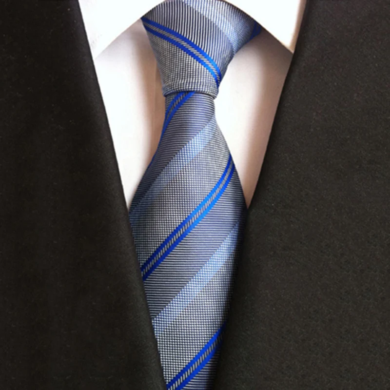 Fashion Men Tie Classic Neck Ties Blue Black Pinstripe Necktie Clothing Accessories Suitable For Business Negotiation Workplace
Fashion Men Tie Classic Neck Ties Blue Black Pinstripe Necktie Clothing Accessories Suitable For Business Negotiation Workplace