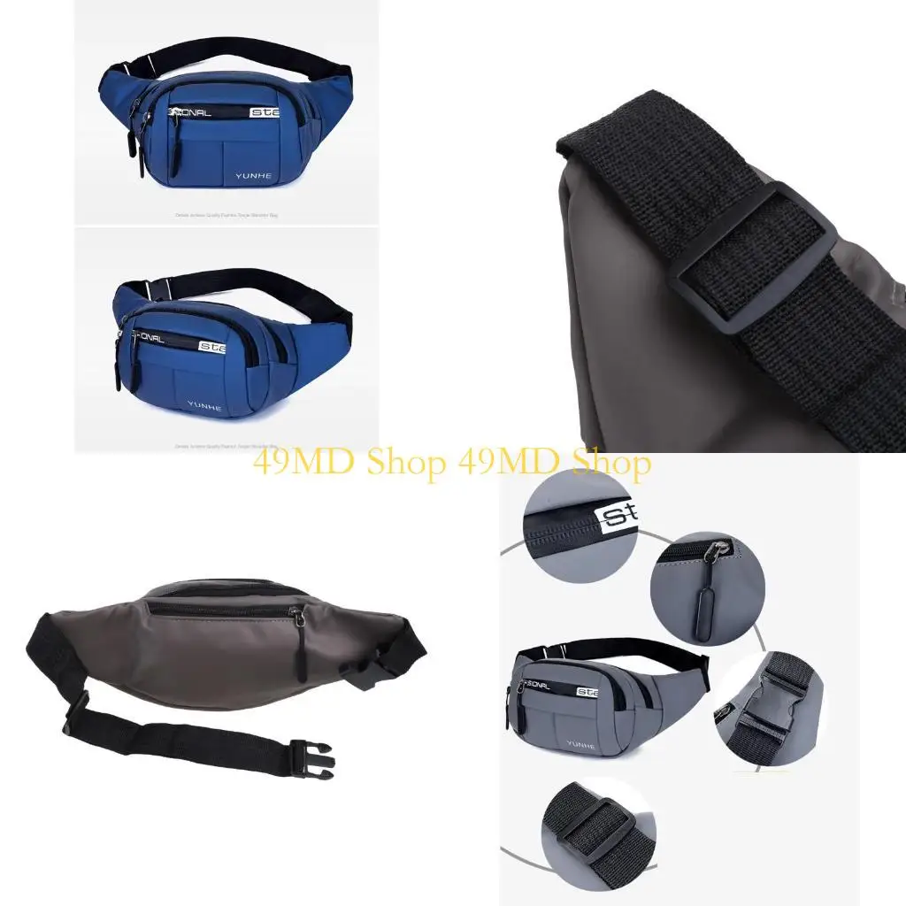 49MD Waterproof Waist Bag Chest Pocket with Adjustable Straps Lightweight Waist Bag Suitable for Gym Fitness Workout Travel
49MD Waterproof Waist Bag Chest Pocket with Adjustable Straps Lightweight Waist Bag Suitable for Gym Fitness Workout Travel