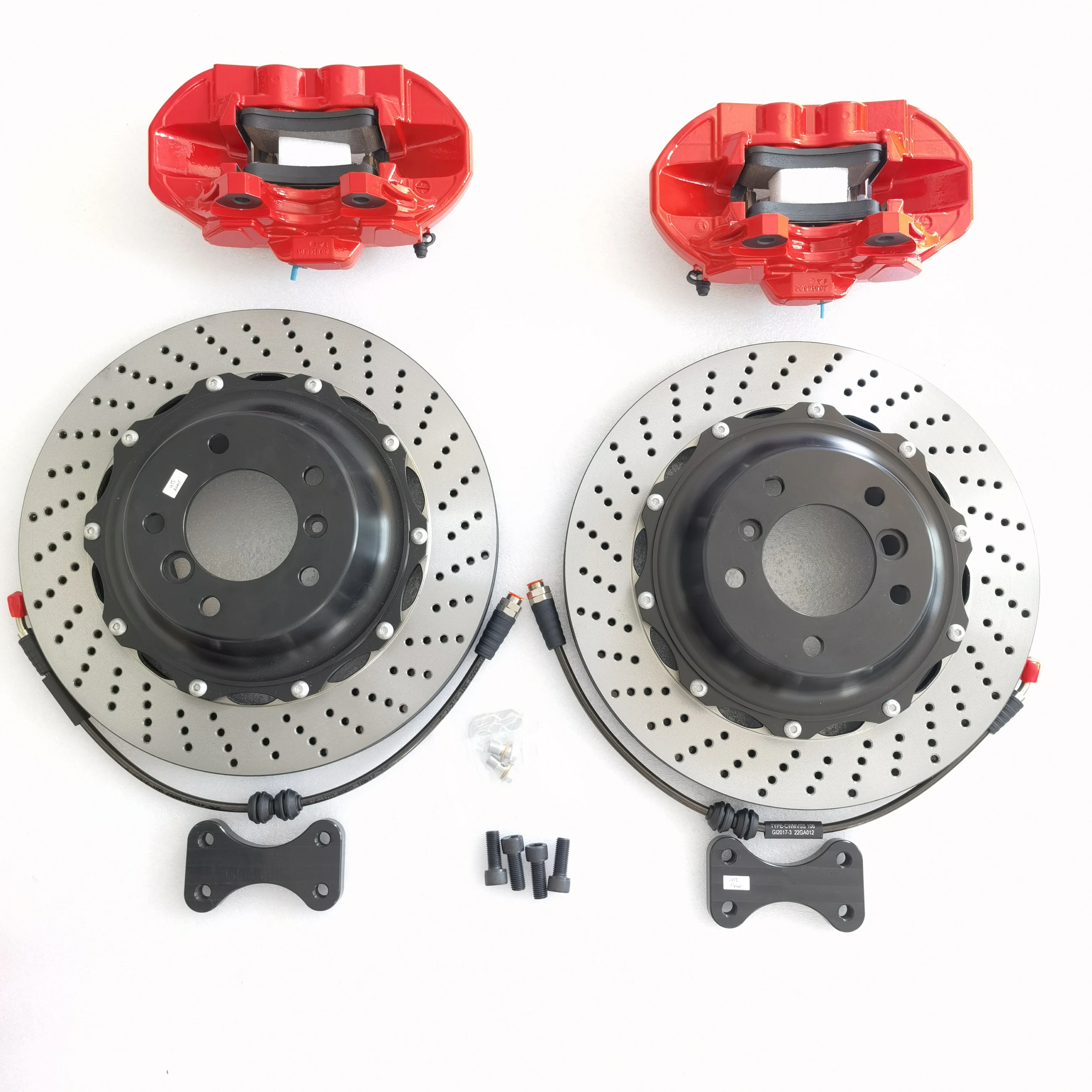 Jekit 4 Pot Brake System Universal Modified 380*28mm Disc Rear Wheel Big Brake Kit for E46 Condition New
Jekit 4 Pot Brake System Universal Modified 380*28mm Disc Rear Wheel Big Brake Kit for E46 Condition New