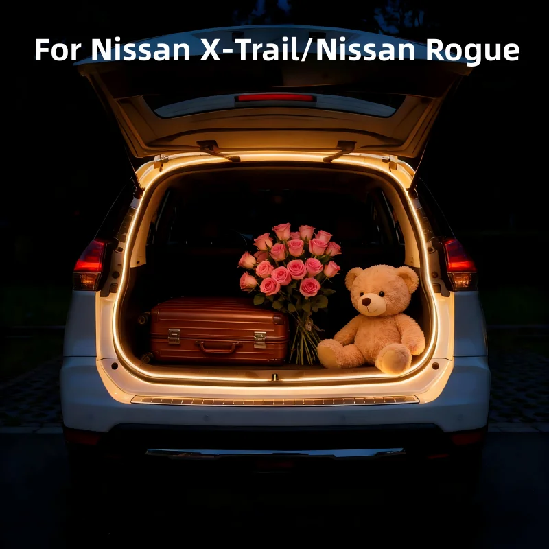 For Nissan X-Trail Nissan Rogue brightness trunk lighting ambient light interior decoration LED Rear Trunk Light Bar
For Nissan X-Trail Nissan Rogue brightness trunk lighting ambient light interior decoration LED Rear Trunk Light Bar