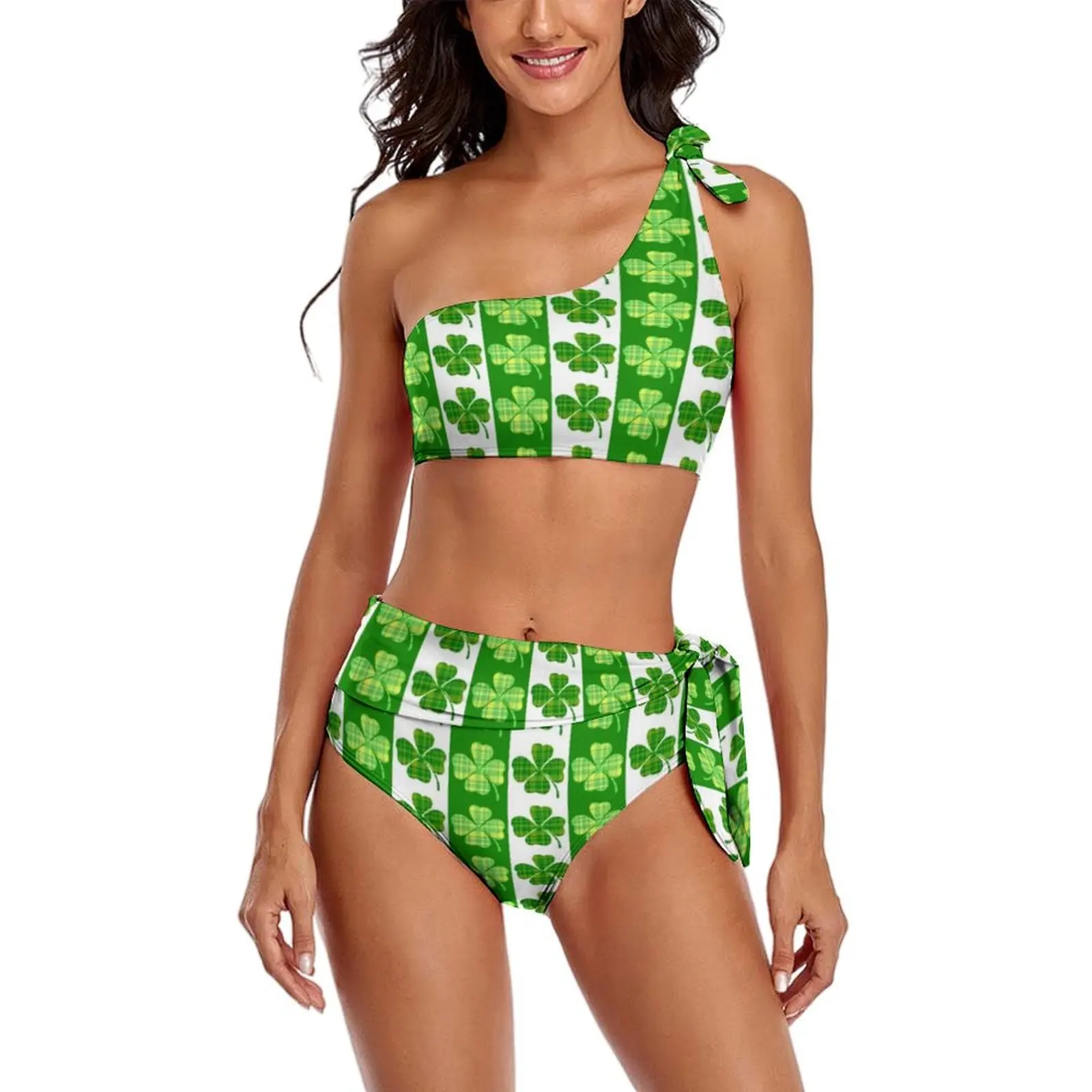 St Patrick's Day Bikini Set ST Paddys Day Green Lucky Shamrocks Bikini Swimsuit Sexy Elegant Swimwear Two Piece Set Bathing Suit
St Patrick's Day Bikini Set ST Paddys Day Green Lucky Shamrocks Bikini Swimsuit Sexy Elegant Swimwear Two Piece Set Bathing Suit