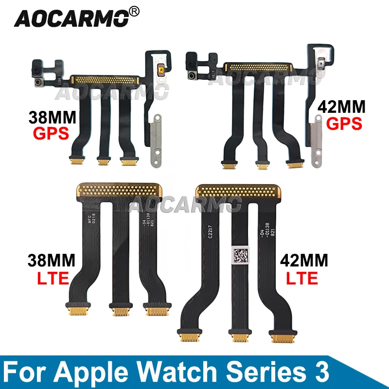 Запасные части гибкого кабеля ЖК-экрана Aocarmo для Apple Watch Series3 38 мм/42 мм GPS (LTE) Series 3
Запасные части гибкого кабеля ЖК-экрана Aocarmo для Apple Watch Series3 38 мм/42 мм GPS (LTE) Series 3