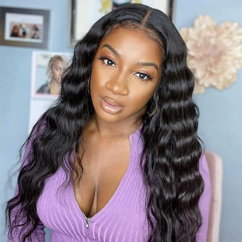 Loose Deep Wave Curly Human Hair Wigs 40 42 Inch Brazilian Real Hair 13x6 HD Lace Frontal Wigs Natural Soft Lace Front Wigs for Female Styling
Loose Deep Wave Curly Human Hair Wigs 40 42 Inch Brazilian Real Hair 13x6 HD Lace Frontal Wigs Natural Soft Lace Front Wigs for Female Styling