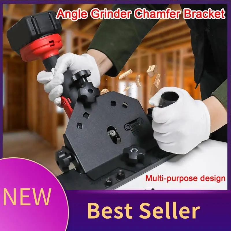 Aluminum Alloy 125 Type Angle Grinder Chamfer Bracket Screw Installation Multifunctional 45° Chamfer Tile Tool Durable Black
Aluminum Alloy 125 Type Angle Grinder Chamfer Bracket Screw Installation Multifunctional 45° Chamfer Tile Tool Durable Black