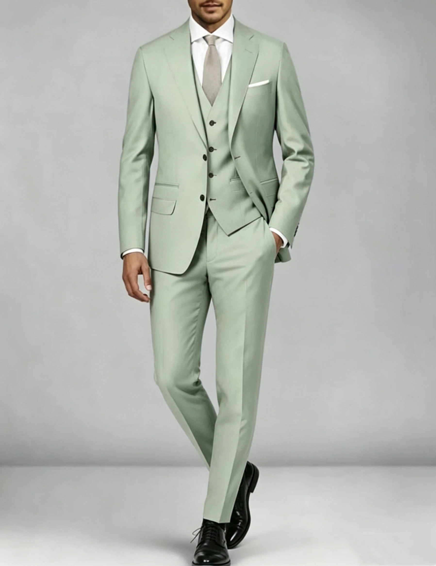 Fashion Green Men Suits 3 Piece Slim Fit Groomsmen Groom Wedding Tuxedo Single Breasted Notch Lapel Blazer with Vest Pants Set
Fashion Green Men Suits 3 Piece Slim Fit Groomsmen Groom Wedding Tuxedo Single Breasted Notch Lapel Blazer with Vest Pants Set