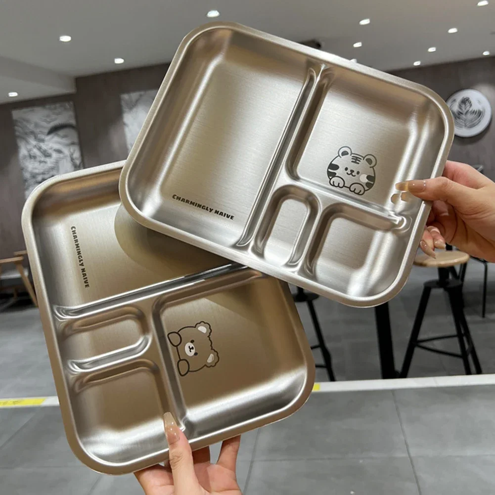 Stainless Steel Dining Plate Compartment Plate Children Fruit Snack Tray Baby Bowl Kitchen Tableware Superior Quality
Stainless Steel Dining Plate Compartment Plate Children Fruit Snack Tray Baby Bowl Kitchen Tableware Superior Quality