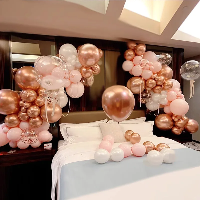 Wedding Room Decoration Balloon Chain Package Indoor Scene Arrangement New Home Decoration Festive Celebration Supplies
Wedding Room Decoration Balloon Chain Package Indoor Scene Arrangement New Home Decoration Festive Celebration Supplies