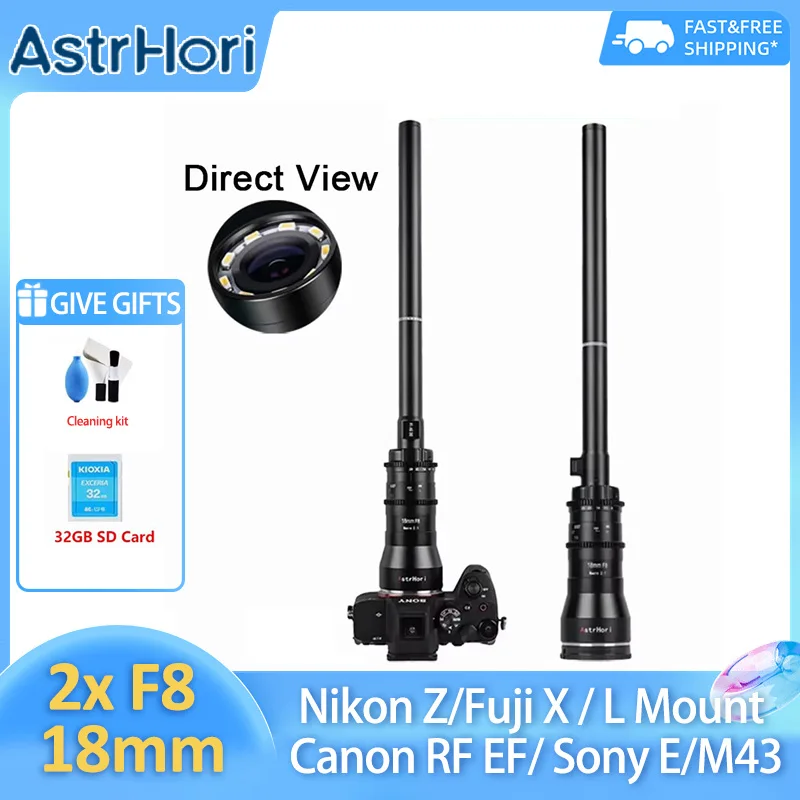 Astrhori 18mm F8 2X Макро-зонд, специальный объектив, водонепроницаемый объектив для камеры Sony E A7 Canon RF EF Nikon Z Fuji FX M43 L Mount
Astrhori 18mm F8 2X Макро-зонд, специальный объектив, водонепроницаемый объектив для камеры Sony E A7 Canon RF EF Nikon Z Fuji FX M43 L Mount