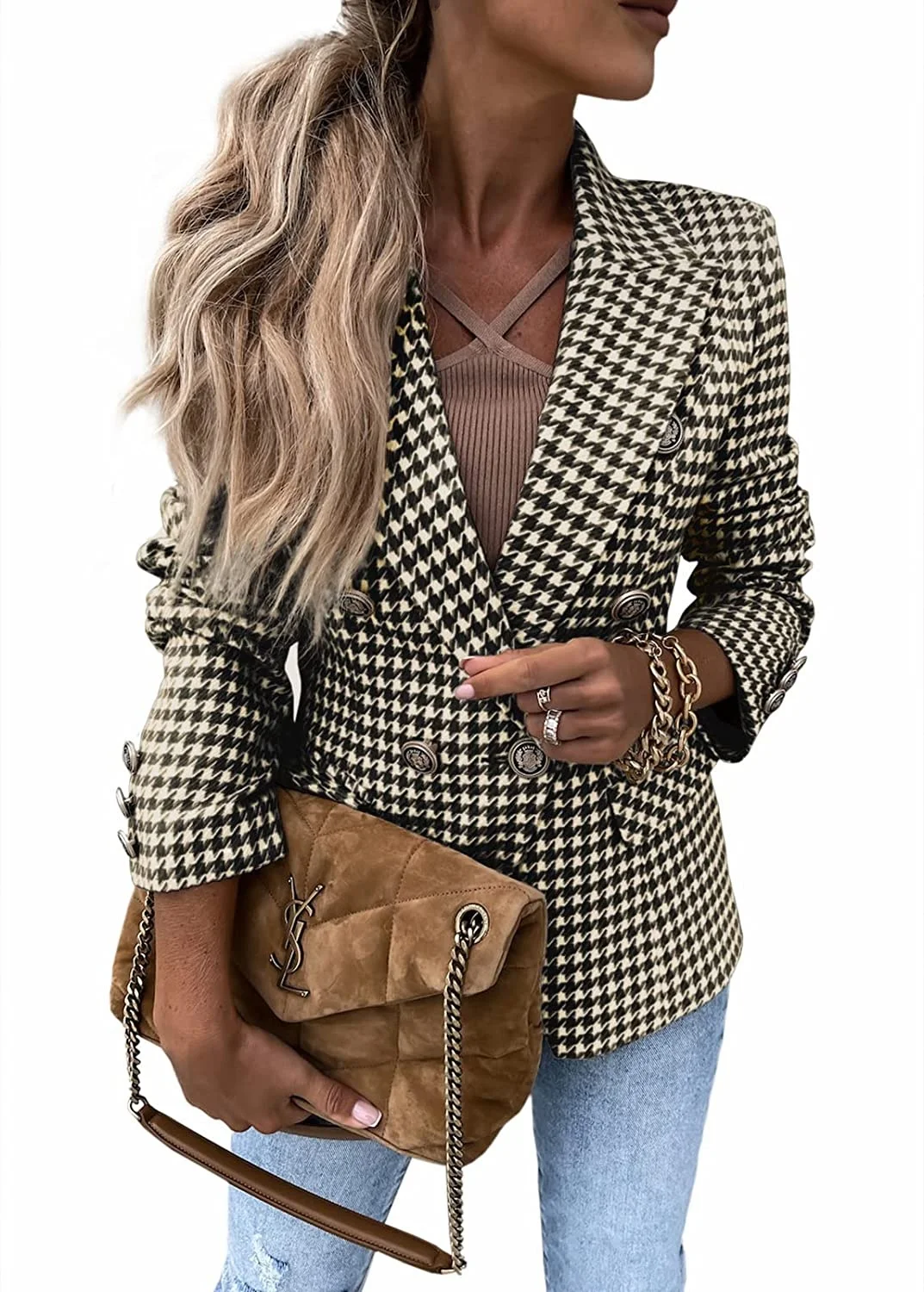 Business Commute Style Slim Fit Single Breasted Double Button Pure Color Autumn Winter New Arrival Women's Suit Jacket
Business Commute Style Slim Fit Single Breasted Double Button Pure Color Autumn Winter New Arrival Women's Suit Jacket