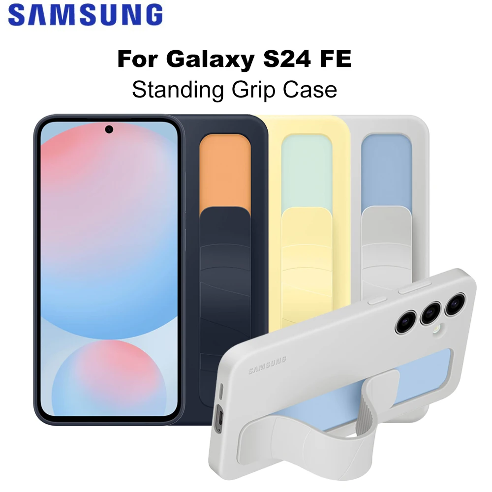 Original Samsung Galaxy S24 FE Standing Grip Case EF-GS721 with Hand Strap Standing Grip Phone case for Galaxy S24FE
Original Samsung Galaxy S24 FE Standing Grip Case EF-GS721 with Hand Strap Standing Grip Phone case for Galaxy S24FE