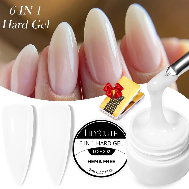 LILYCUTE 8ml Milky White Extension Gel Nail Polish Acrylic Construct Hard Gel Soak Off UV LED Self Leveling Gel For Nail Art DIY
LILYCUTE 8ml Milky White Extension Gel Nail Polish Acrylic Construct Hard Gel Soak Off UV LED Self Leveling Gel For Nail Art DIY