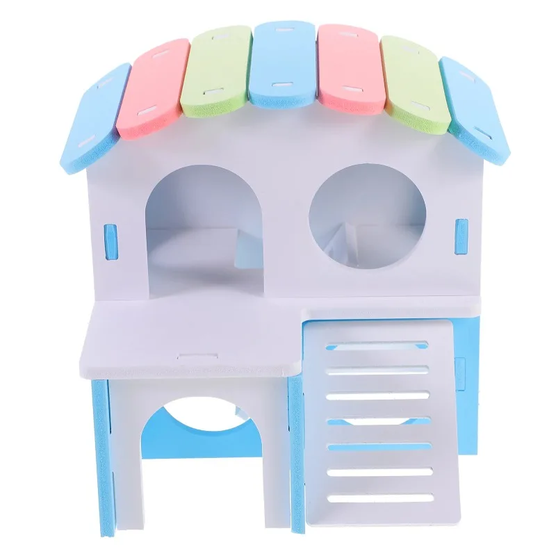 Double Layer Hamster House PVC Durable Smooth Guinea Pig Hideout Adorable Rat Villa Cage Small Pets Sleeping Toy
Double Layer Hamster House PVC Durable Smooth Guinea Pig Hideout Adorable Rat Villa Cage Small Pets Sleeping Toy