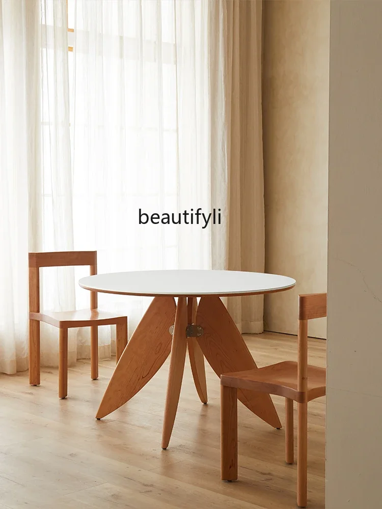 ss K178Round table Nordic solid wood round dining table simple retro dining table restaurant
ss K178Round table Nordic solid wood round dining table simple retro dining table restaurant