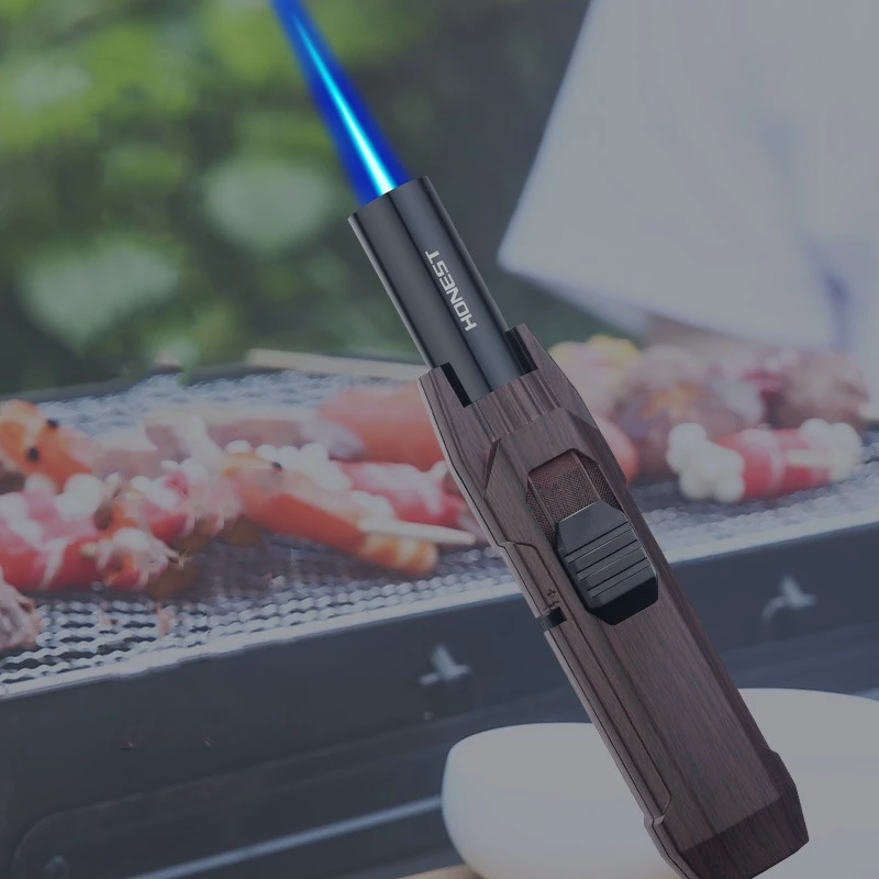 New HONEST Metal Windproof Big Jet Flames Lighter Turbo Torch Inflatable Cigar Lighter Kitchen BBQ Outdoor Camping Men's Gift
New HONEST Metal Windproof Big Jet Flames Lighter Turbo Torch Inflatable Cigar Lighter Kitchen BBQ Outdoor Camping Men's Gift