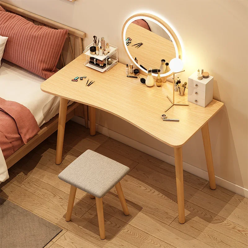 Wooden Makeup Stand Home Furniture Bedroom Items Nail Table Children Dressing Small Girls Comfortable Luxury Nordic Coiffeuse
Wooden Makeup Stand Home Furniture Bedroom Items Nail Table Children Dressing Small Girls Comfortable Luxury Nordic Coiffeuse