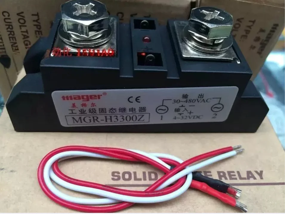 MGR Solid State MGR-H3300Z Industrial Grade Solid State Relay 300A Strip Solid State 3-32V
MGR Solid State MGR-H3300Z Industrial Grade Solid State Relay 300A Strip Solid State 3-32V