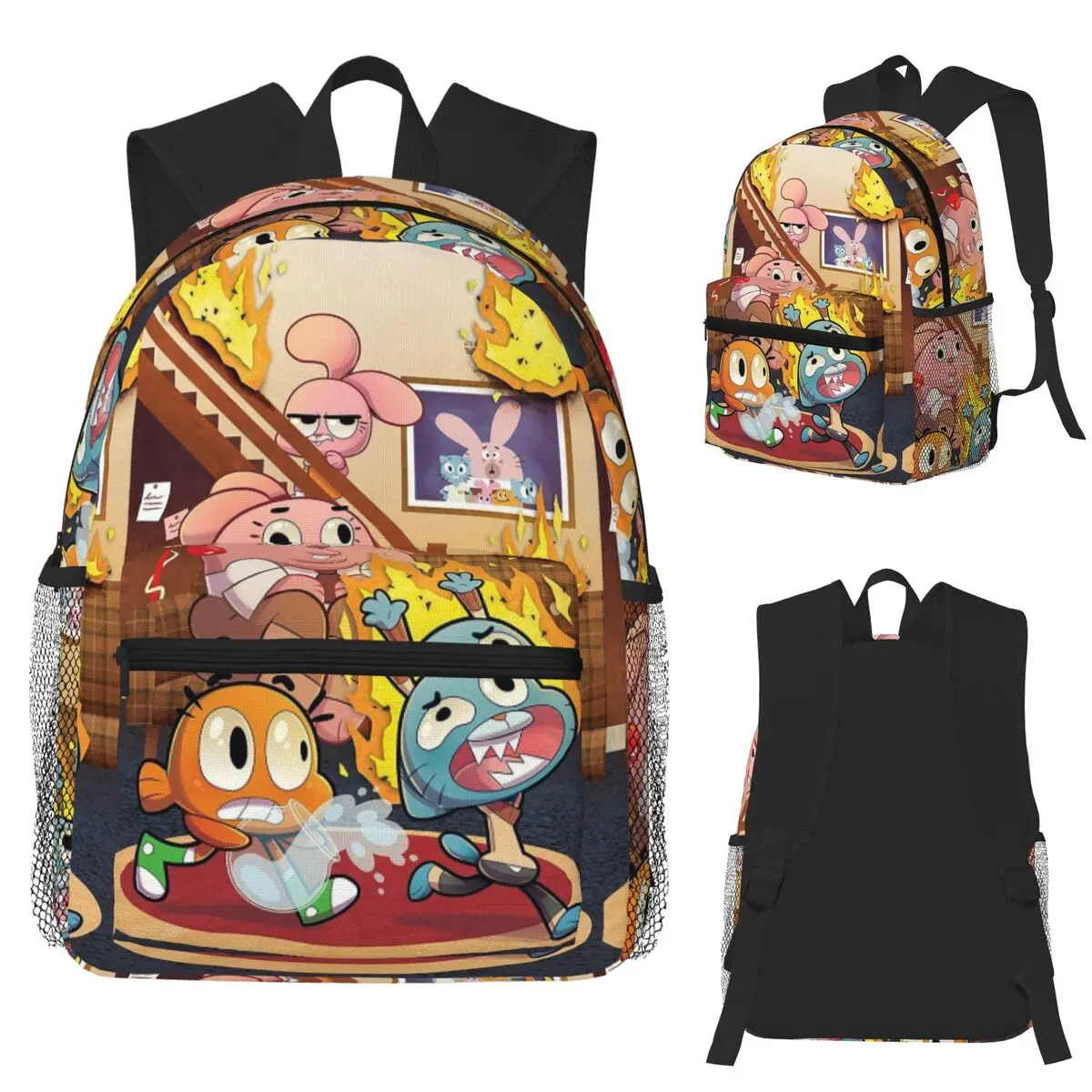 The Amazing World Of Gumball Cartoon Student Backpack School Bag Hiking Travel Daypack for Men Women Bookbag Shoulder Bags
The Amazing World Of Gumball Cartoon Student Backpack School Bag Hiking Travel Daypack for Men Women Bookbag Shoulder Bags