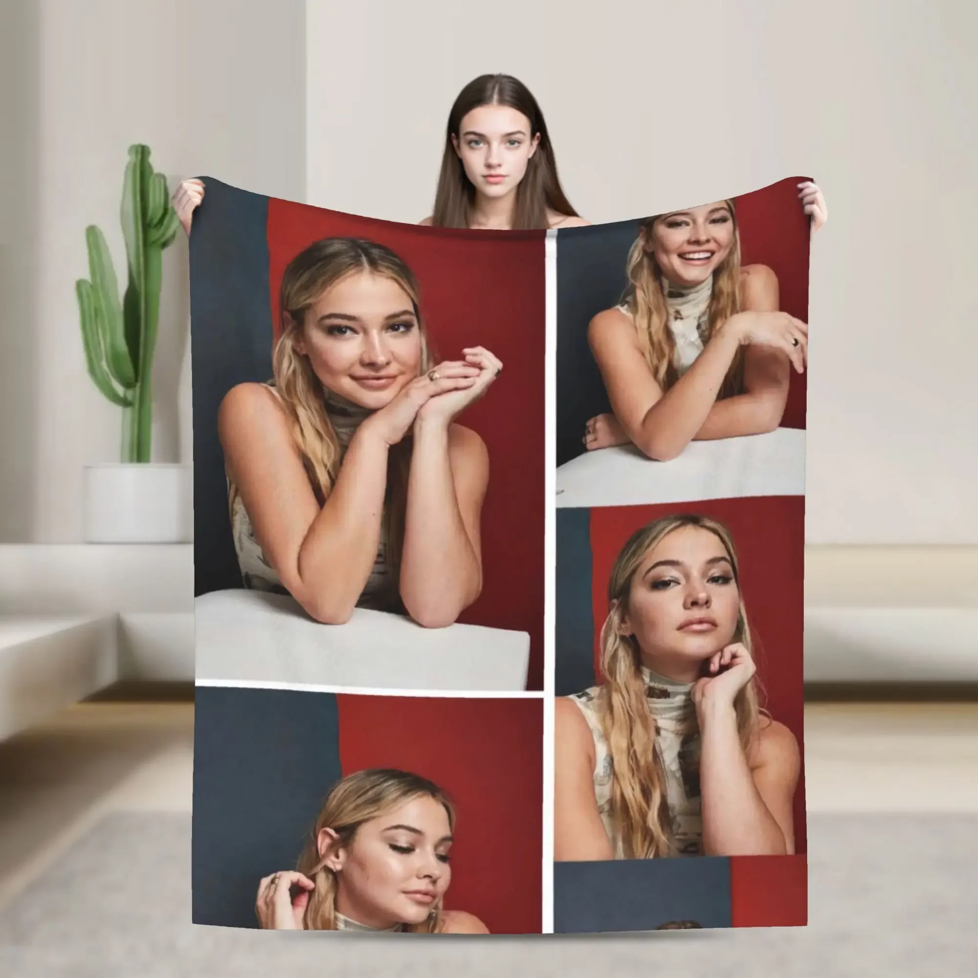Collage Madelyn Cline Blanket Soft Comfy Bedding Throws for Winter Adults Girls Living Room Picnic Bedspread
Collage Madelyn Cline Blanket Soft Comfy Bedding Throws for Winter Adults Girls Living Room Picnic Bedspread