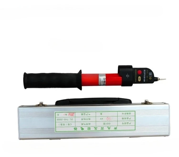 High-Pressure Electroscope with Sound and Light, Telescopic Alarm, Electrical 10kV Test Pencil, Aluminum Boxed 
High-Pressure Electroscope with Sound and Light, Telescopic Alarm, Electrical 10kV Test Pencil, Aluminum Boxed
