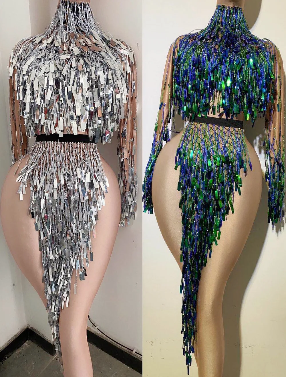 Shiny Fringes Bodysuit For Female Singers Clothing Rumba Dress Long Sleeve Jumpsuit GOGO Dancer DJ Outfit Sexy Nightclub Costume
Shiny Fringes Bodysuit For Female Singers Clothing Rumba Dress Long Sleeve Jumpsuit GOGO Dancer DJ Outfit Sexy Nightclub Costume