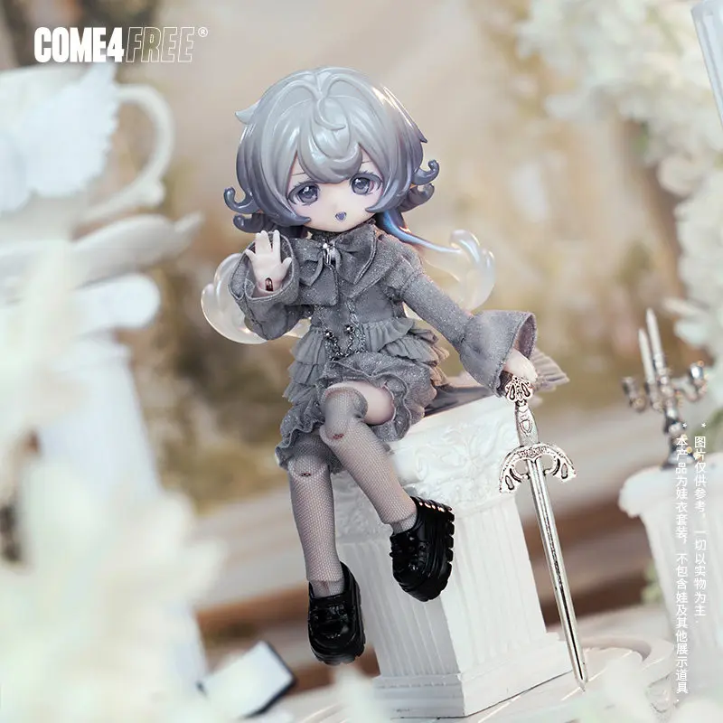 New Come4free 1/12 Bjd Doll Clothes Outfit Fairy Tale Series Silver Shimmer Gray Ruffled Dress Suit For Doll Collectors
New Come4free 1/12 Bjd Doll Clothes Outfit Fairy Tale Series Silver Shimmer Gray Ruffled Dress Suit For Doll Collectors
