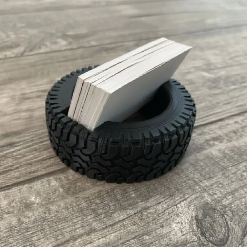 Tire-shaped Business Card Holder Black Unique Business Card Storage Box Durable Novelty Name Card Organizer Manager
Tire-shaped Business Card Holder Black Unique Business Card Storage Box Durable Novelty Name Card Organizer Manager