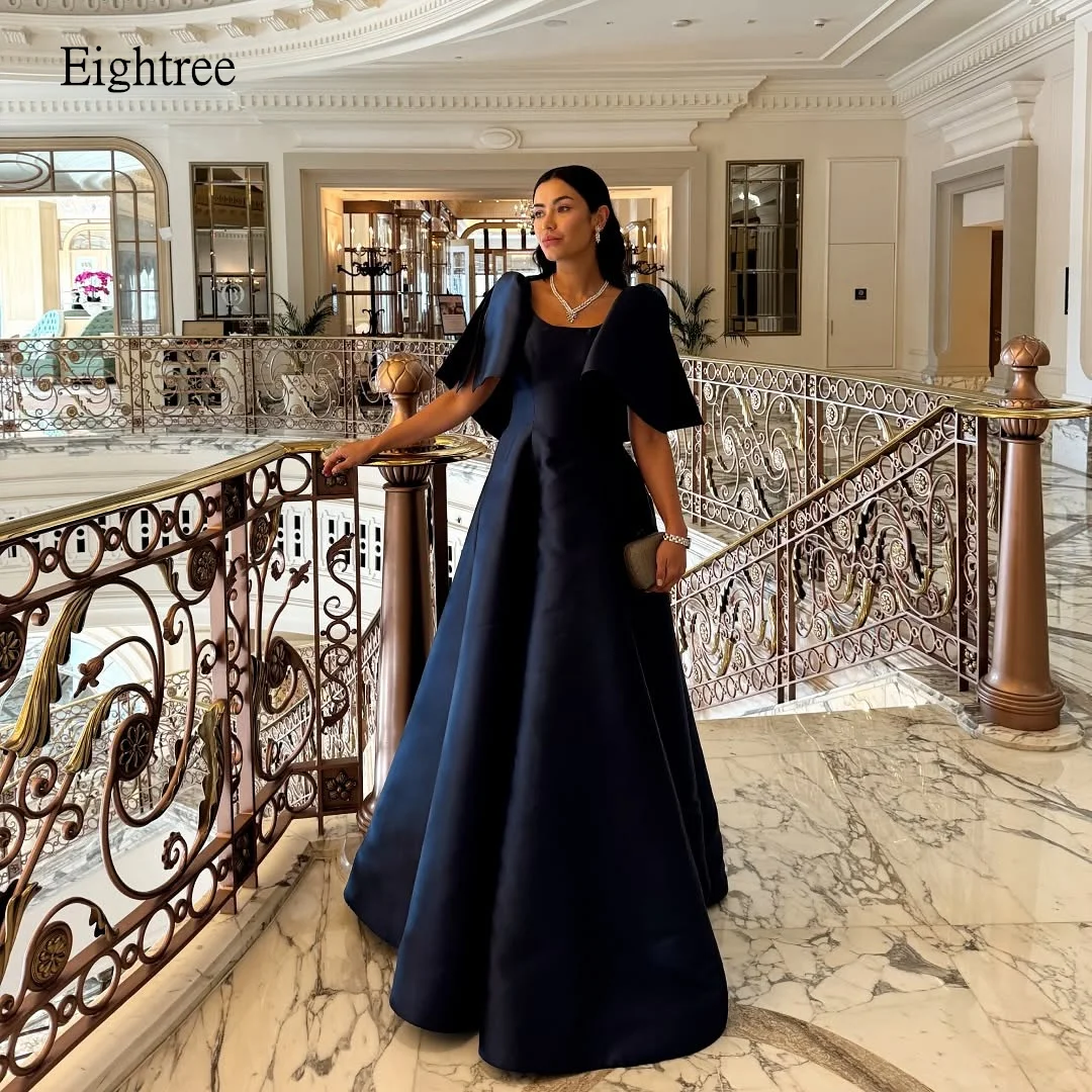 Eightree Modern Blue A-line Evening Dresses O Neck Prom Gown Floor Length Women Formal Party Gowns vestidos de fiesta Customized
Eightree Modern Blue A-line Evening Dresses O Neck Prom Gown Floor Length Women Formal Party Gowns vestidos de fiesta Customized
