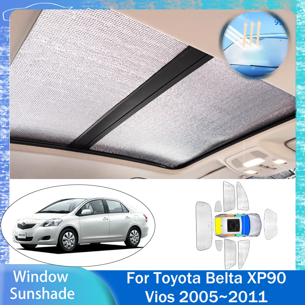 For Toyota Belta Vios XP90 2005~2011 2006 Sunshade Car Side Window Anti-UV Windshield Sun Shade Protector Parasol Accessories
For Toyota Belta Vios XP90 2005~2011 2006 Sunshade Car Side Window Anti-UV Windshield Sun Shade Protector Parasol Accessories
