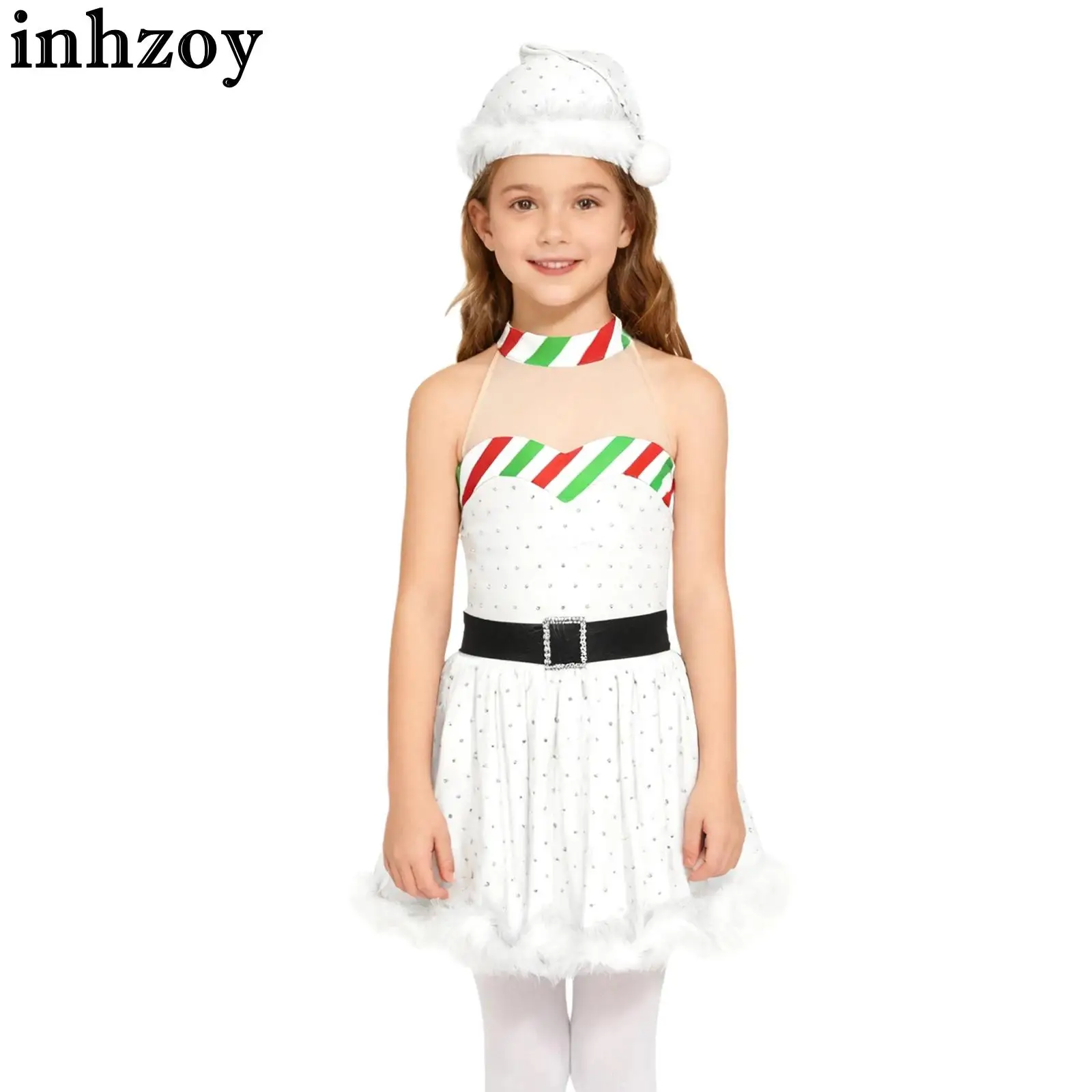 Детское рождественское блестящее сетчатое трико со стразами для девочек, балетное трико для танцев и катания на коньках, рождественское платье Санта-Клауса, эльфа, снеговика, косплей, со шляпой
Детское рождественское блестящее сетчатое трико со стразами для девочек, балетное трико для танцев и катания на коньках, рождественское платье Санта-Клауса, эльфа, снеговика, косплей, со шляпой