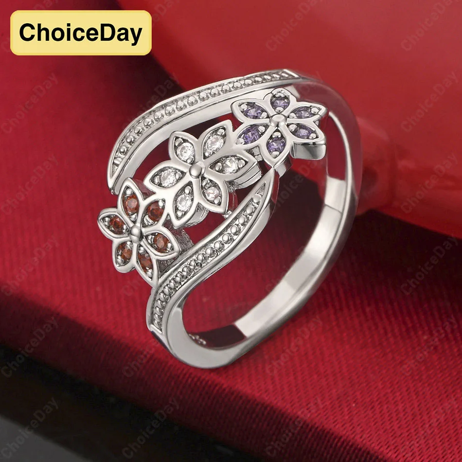 ChoiceDay Elegant 925 Sterling Silver Open Exquisite Flower Ring Women's Temperament Party Jewelry Accessories
ChoiceDay Elegant 925 Sterling Silver Open Exquisite Flower Ring Women's Temperament Party Jewelry Accessories