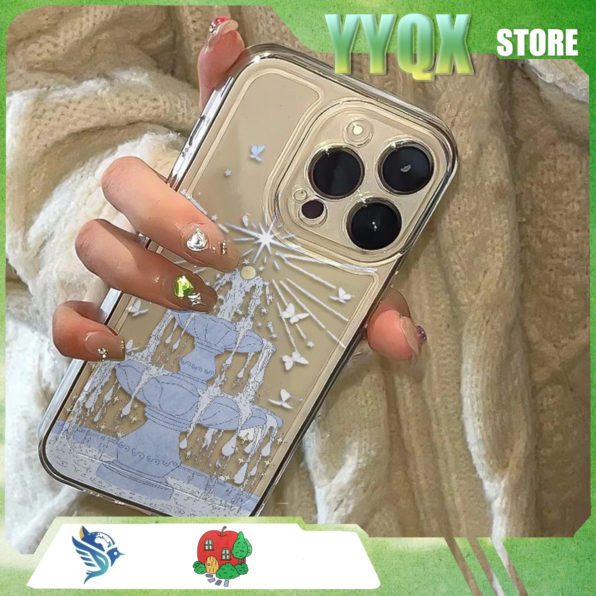 Phone Case Dreamy Star Fountain Minimalist Versatile Collection Accessories Decoration Waterproof Girl Boy Gift Surprise
Phone Case Dreamy Star Fountain Minimalist Versatile Collection Accessories Decoration Waterproof Girl Boy Gift Surprise