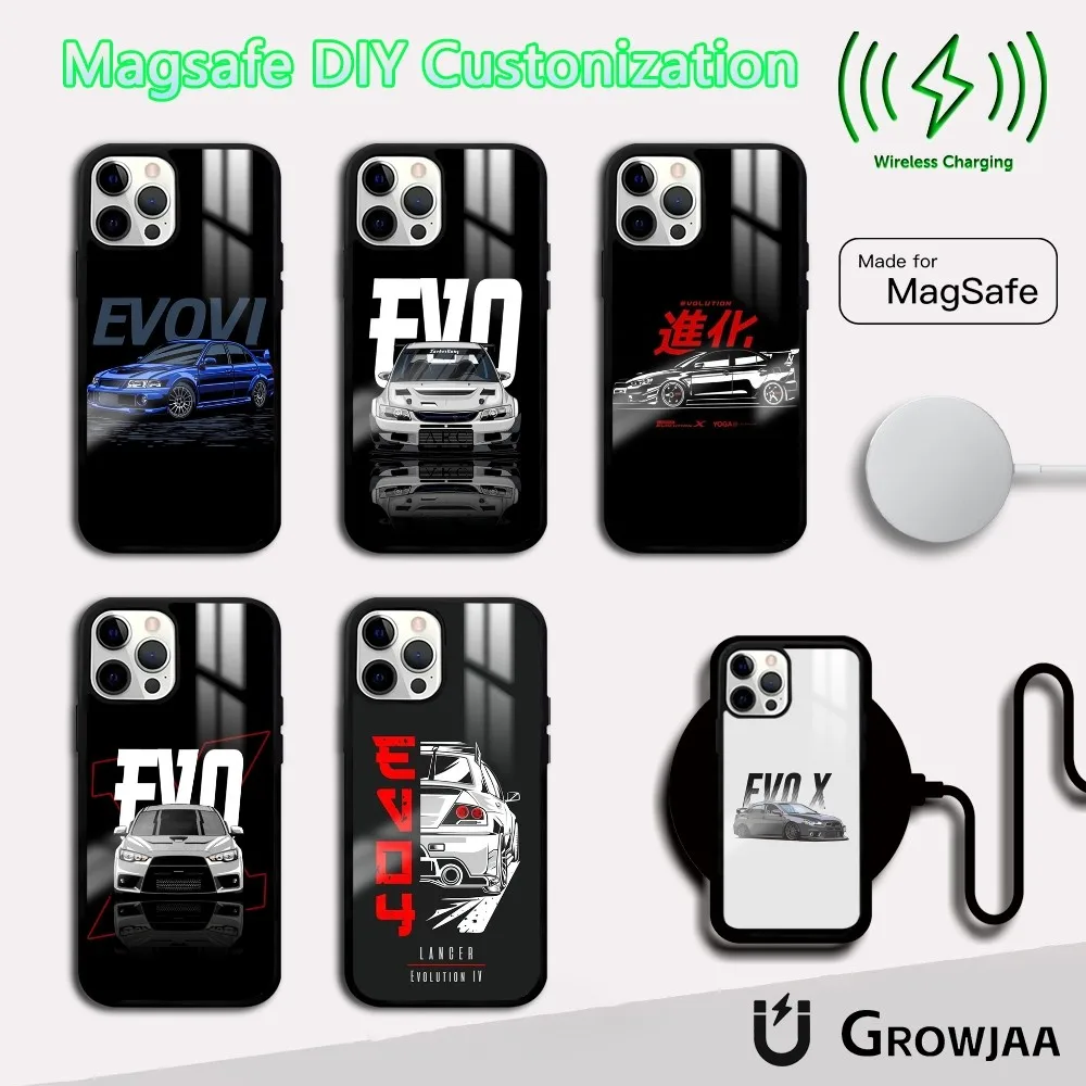Cool Black EVO X Refit Car Phone Case For iPhone 16 15 14 13 12 11 Pro Max Plus Mini Magsafe Mirror Wireless Magnetic Cover
Cool Black EVO X Refit Car Phone Case For iPhone 16 15 14 13 12 11 Pro Max Plus Mini Magsafe Mirror Wireless Magnetic Cover