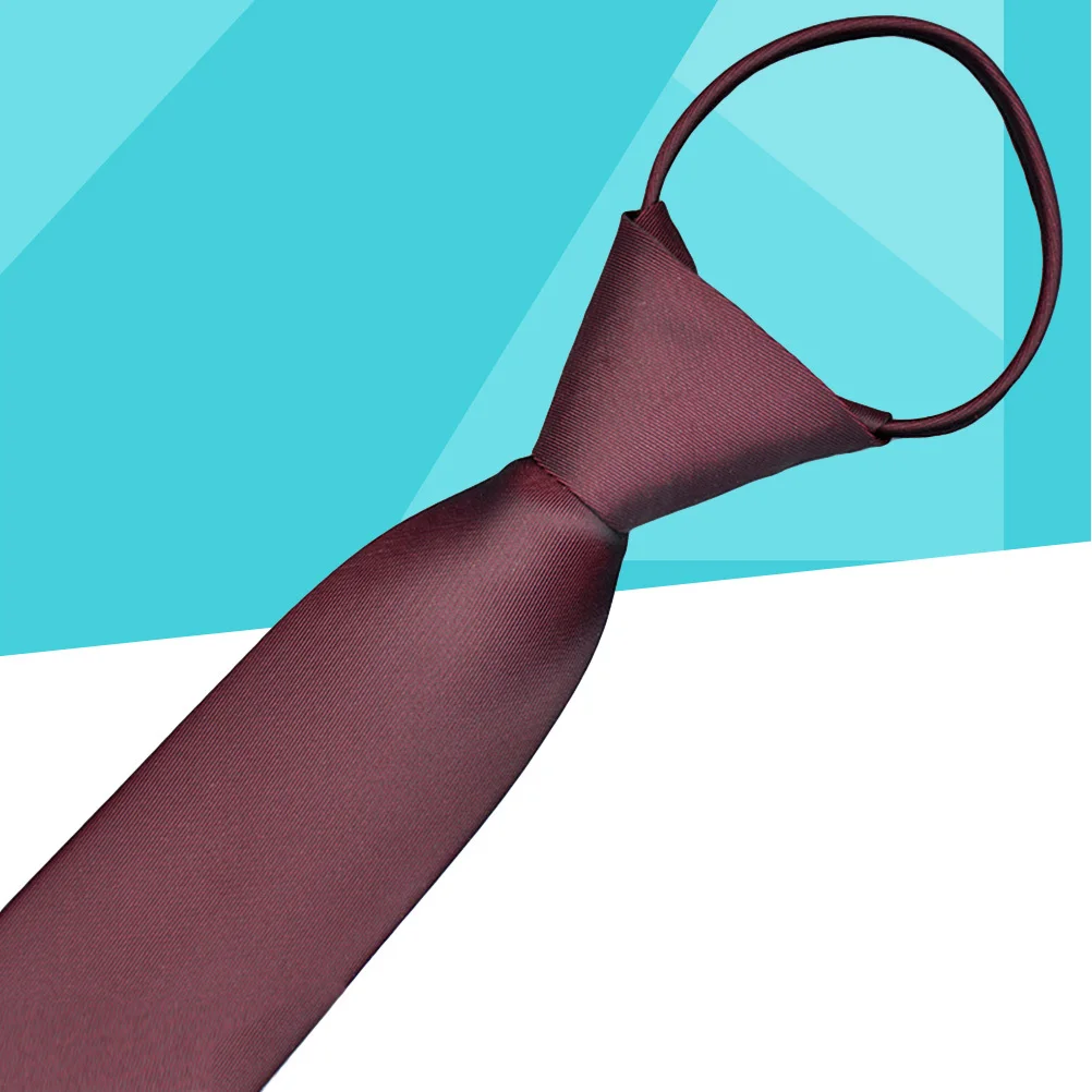 Navy Blue Zipper Neck Tie For Men Solid Color Pre-Tied Formal Business Slim Tie Wedding Graduation Party Accessory
Navy Blue Zipper Neck Tie For Men Solid Color Pre-Tied Formal Business Slim Tie Wedding Graduation Party Accessory