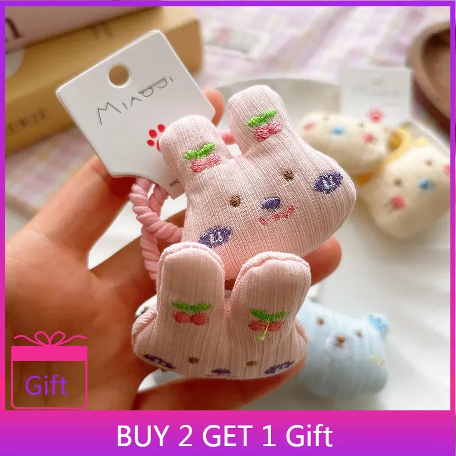 Cartoon Fabric Animal Embroidery Hair Ties Korean Elastic Kids Hair Bands 3D Filling Cute Girls Hair Rings
Cartoon Fabric Animal Embroidery Hair Ties Korean Elastic Kids Hair Bands 3D Filling Cute Girls Hair Rings