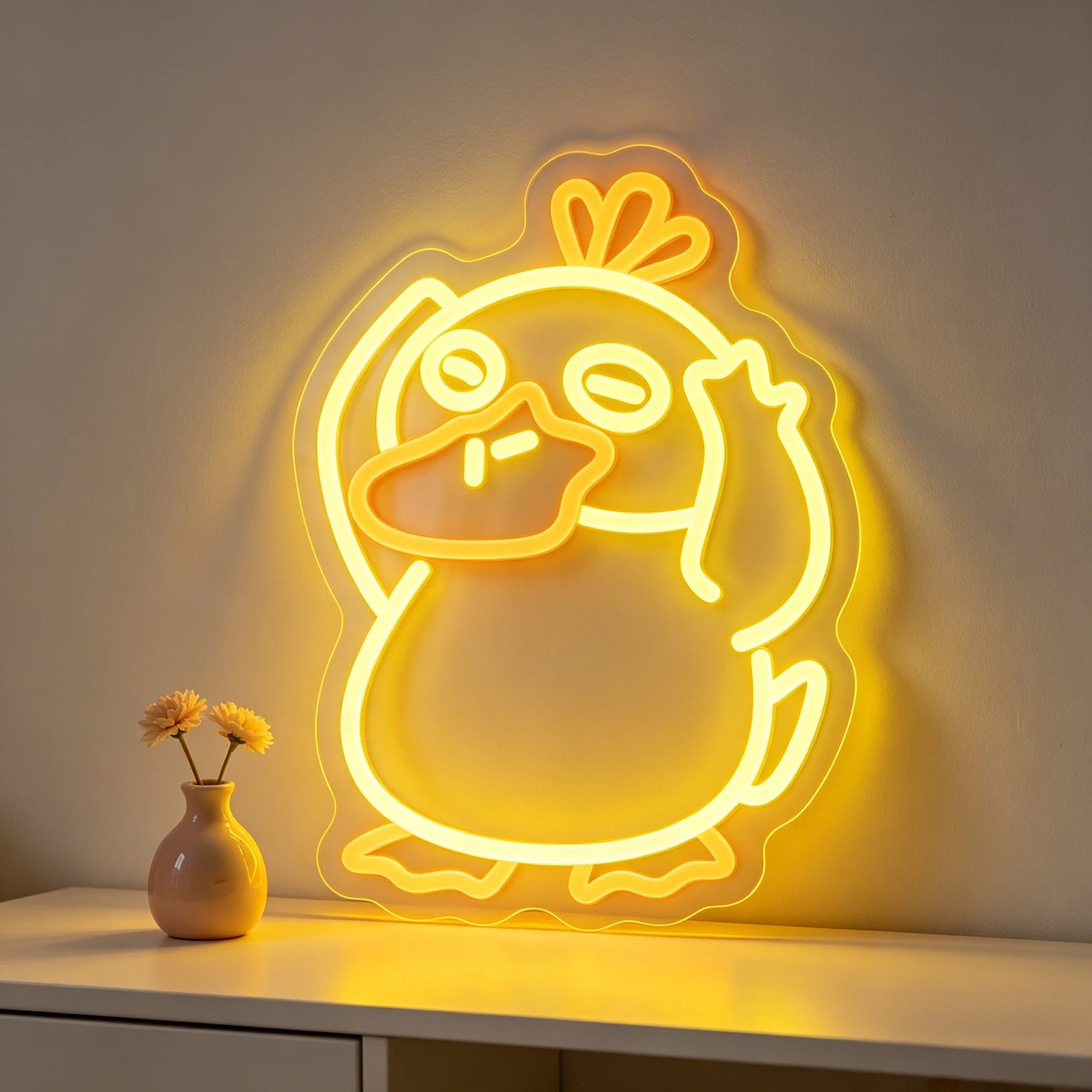 Pekkle Duck Neon Sign LED Neon Light USB for Bathroom Vanity Cute Kids Room Lighting Unicorn Themed Party Decor Kawaii Gift
Pekkle Duck Neon Sign LED Neon Light USB for Bathroom Vanity Cute Kids Room Lighting Unicorn Themed Party Decor Kawaii Gift