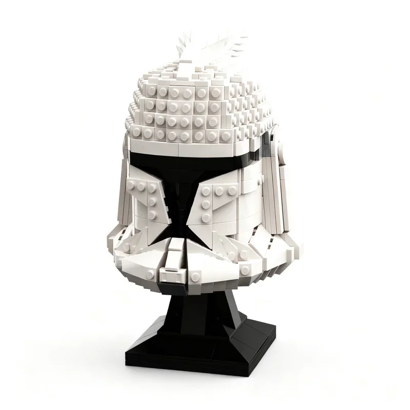 757PCS MOC Space Battle AP1 Clone Helmet Model Fighter DIY Creative Ideas Display Assembly Building Blocks Gift Birthday Custom
757PCS MOC Space Battle AP1 Clone Helmet Model Fighter DIY Creative Ideas Display Assembly Building Blocks Gift Birthday Custom