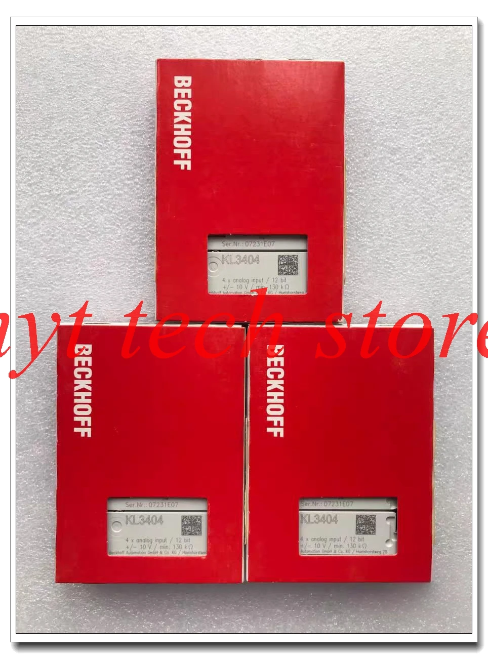 1 pcs of KL3404 original Digital quantity terminal module, tested before shipment
1 pcs of KL3404 original Digital quantity terminal module, tested before shipment