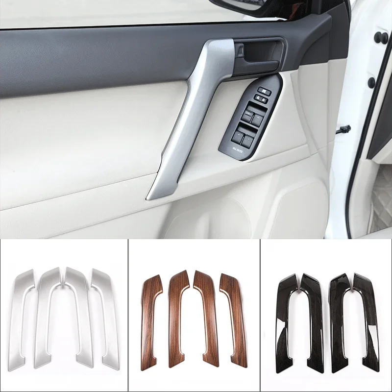 For 2010-2018 Toyota Land Cruiser Prado FJ150 150 ABS Silver Door Inner Handle Protective Cover Sticker Car Interior Accessories
For 2010-2018 Toyota Land Cruiser Prado FJ150 150 ABS Silver Door Inner Handle Protective Cover Sticker Car Interior Accessories