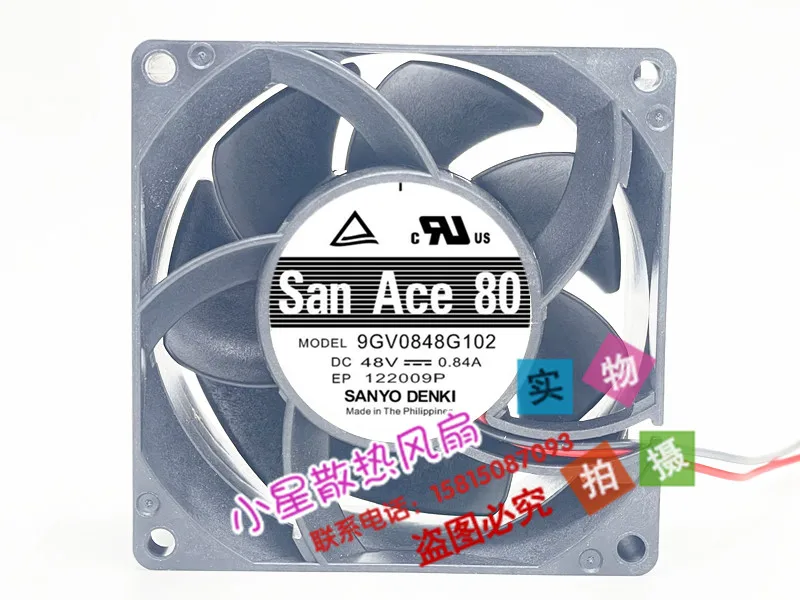 SANYO DENKI 9GV0848G102 DC 48 В 0,84 А 80x80x38 мм 2-проводной охлаждающий вентилятор для сервера
SANYO DENKI 9GV0848G102 DC 48 В 0,84 А 80x80x38 мм 2-проводной охлаждающий вентилятор для сервера