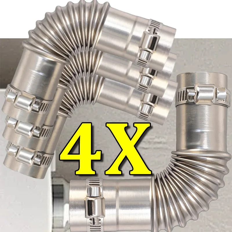 25mm Stainless Steel Heater Corrugated Exhaust Pipe for Webasto Boat Heaters Elbow Heater Exhaust Pipe Connector with Clamps
25mm Stainless Steel Heater Corrugated Exhaust Pipe for Webasto Boat Heaters Elbow Heater Exhaust Pipe Connector with Clamps