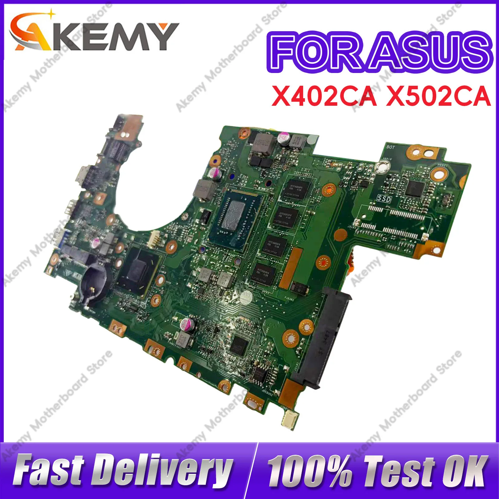 X402CA Laptop Motherboard For ASUS VivoBook X402CA X402C F502CA F402CA Notebook Mainboard With I3 I5 I7 CPU 100% tests OK stk
X402CA Laptop Motherboard For ASUS VivoBook X402CA X402C F502CA F402CA Notebook Mainboard With I3 I5 I7 CPU 100% tests OK stk