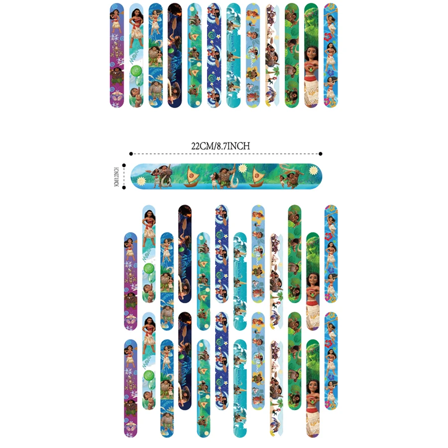 Moana 2 Series Slap Bracelets 12/24/36pcs per Pack Party Favor Gifts Goodie Bag Fillers Birthday Party Supplies School Rewards
Moana 2 Series Slap Bracelets 12/24/36pcs per Pack Party Favor Gifts Goodie Bag Fillers Birthday Party Supplies School Rewards